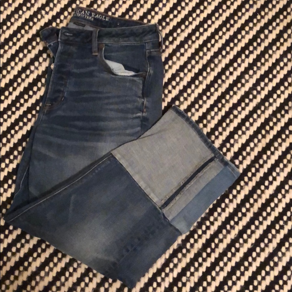 American Eagle vintage hi-rise crop